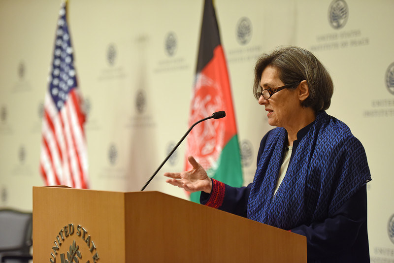 Rula Ghani bij US Institute of Peace 2016